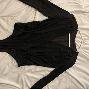Elegant Black Women's Bodysuit